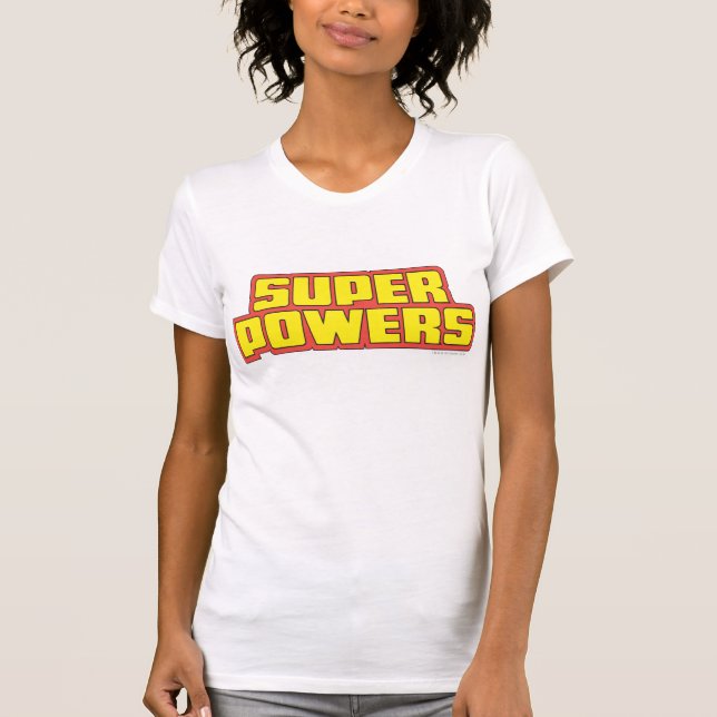 Camiseta Logotipo Super Powers™ Amarelo (Frente)