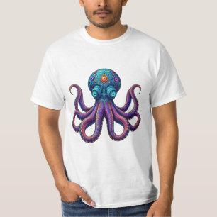 Camiseta Logotipo surreal de polvo   Cefalópodes De Olhos M