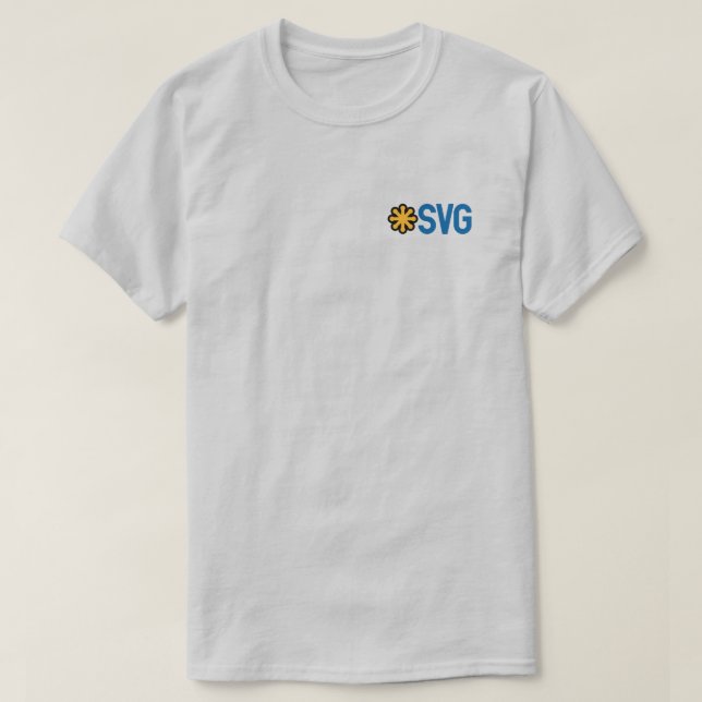 Camiseta Logotipo SVG (Frente do Design)