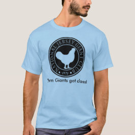 Camiseta Logotipo t azul de NJGC