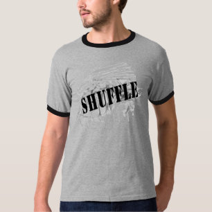 Camiseta Logotipo T do baralhamento