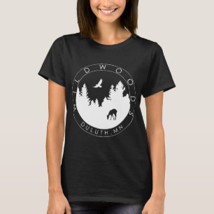 Camiseta Logotipo T do Wildwoods das mulheres (cores