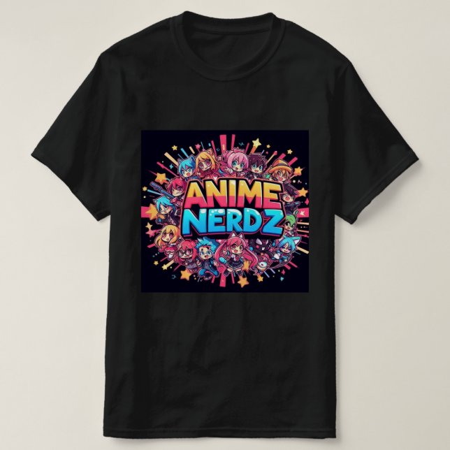 Camiseta Logótipo T-Shirt Anime Nerdz (Frente do Design)