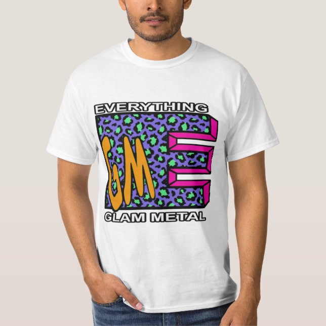 Camiseta Logotipo T-Shirt Azul-Leopardo EGM (Frente)