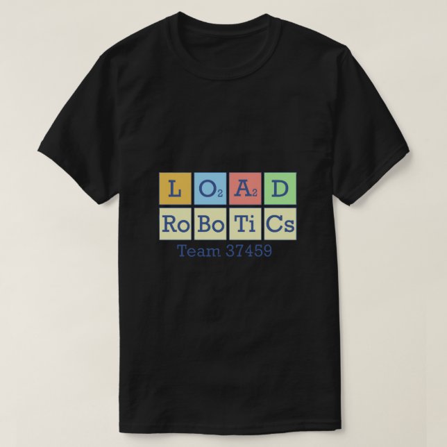 Camiseta Logotipo T-Shirt da LOAD Robotics (Frente do Design)