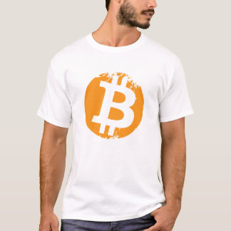 Camiseta Logótipo T-Shirt do Grunge Bitmoney - Abraça o Cry
