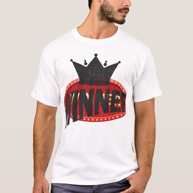 Camiseta Logótipo T-shirt vencedor (Frente)