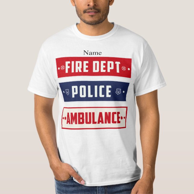 Camiseta Logotipo Thunder_Cove da Polícia de Fogo (Frente)
