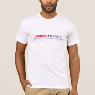 Camiseta Logotipo transatlântico atlântico de Gordon