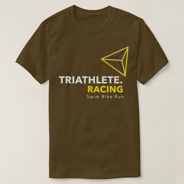 Camiseta Logotipo Triathlon Triângulo (Frente do Design)