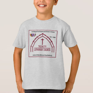 Camiseta Logotipo Trinity com RIC em crianças traseiras