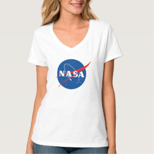 Camiseta Logotipo Ultimate da NASA Rocket White Fit Women's