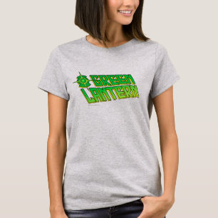 Camiseta Logotipo verde da lanterna - inclinado