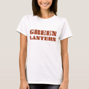 Camiseta Logotipo verde da lanterna - Tan