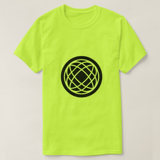 Camiseta Logotipo verde ou branco da zona cultivada (Frente do Design)