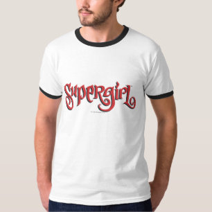 Camiseta Logotipo vermelho da Supergirl