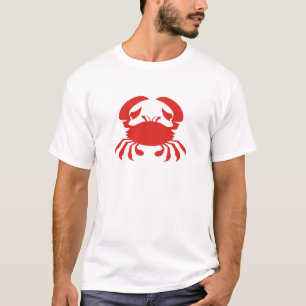 Camiseta Logotipo vermelho do caranguejo