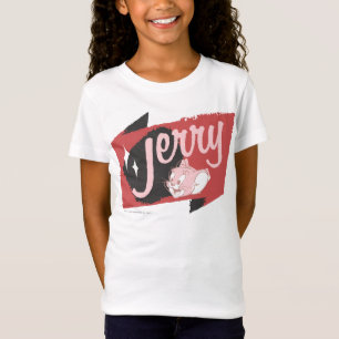 Camiseta Logotipo vermelho e preto de Jerry