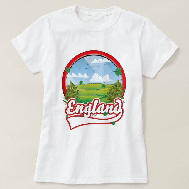 Camiseta Logotipo Viagem da Inglaterra (Frente do Design)