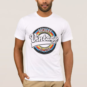 Camiseta Logotipo vintage de todos os astros de tiro com ar