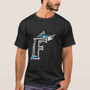 Camiseta Logotipo Vintage Florida Marlins Design Classic T-