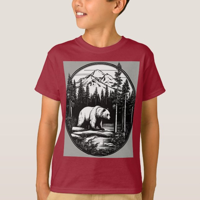Camiseta Logotipo Wilderness Pines (Frente)
