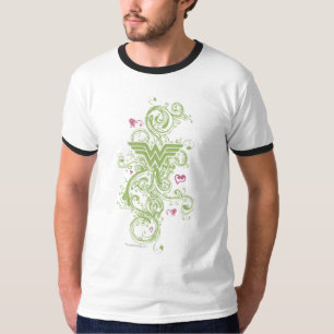 Camiseta Logotipo Wonder Green Swirls