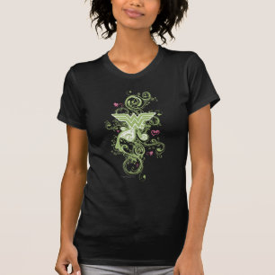 Camiseta Logotipo Wonder Green Swirls