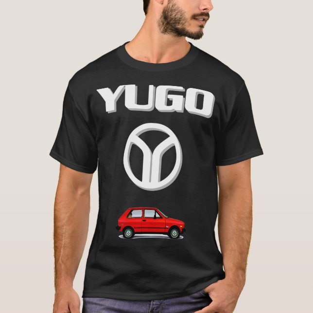 Camiseta Logotipo Yugo Carro T-Shirt (Frente)