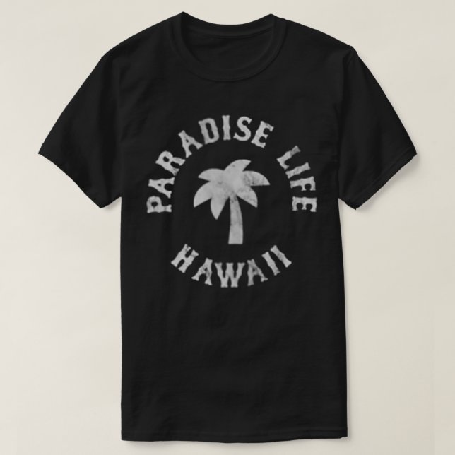 Camiseta Logotipo Zip do Sunset Beach Hawaii (Frente do Design)