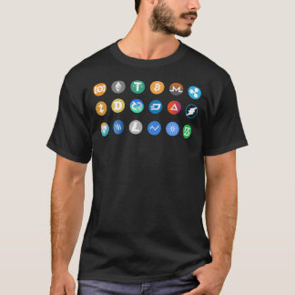 Camiseta Logotipos criptos