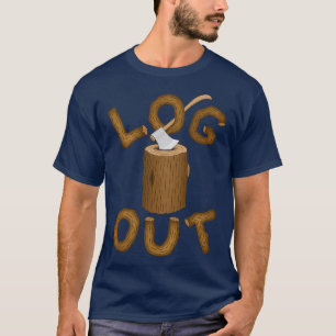 Camiseta Logout do TShirt clássico