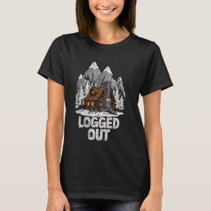 Camiseta Logout na cabine Outdoor Adventure Nature L