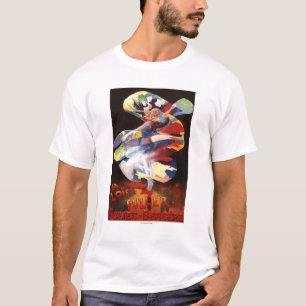 Camiseta Loie mais completo no teatro de Folies-Bergere