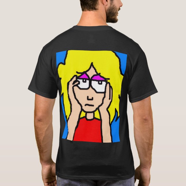 Camiseta Loira Entediada  (Verso)