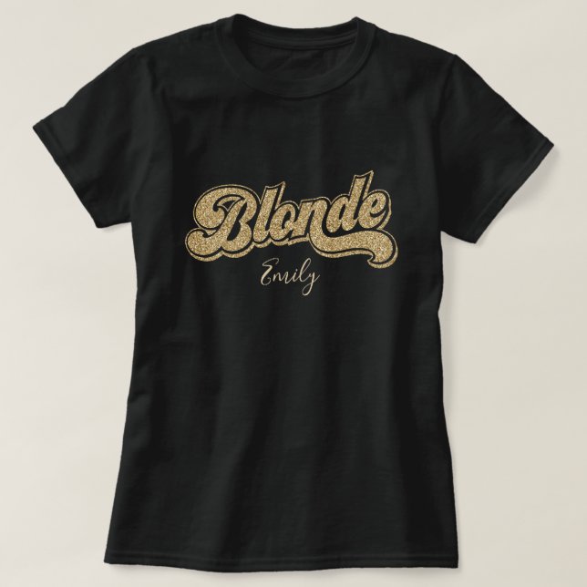 Camiseta Loiras Têm Um Lítio Dourado Mais Divertido (Frente do Design)