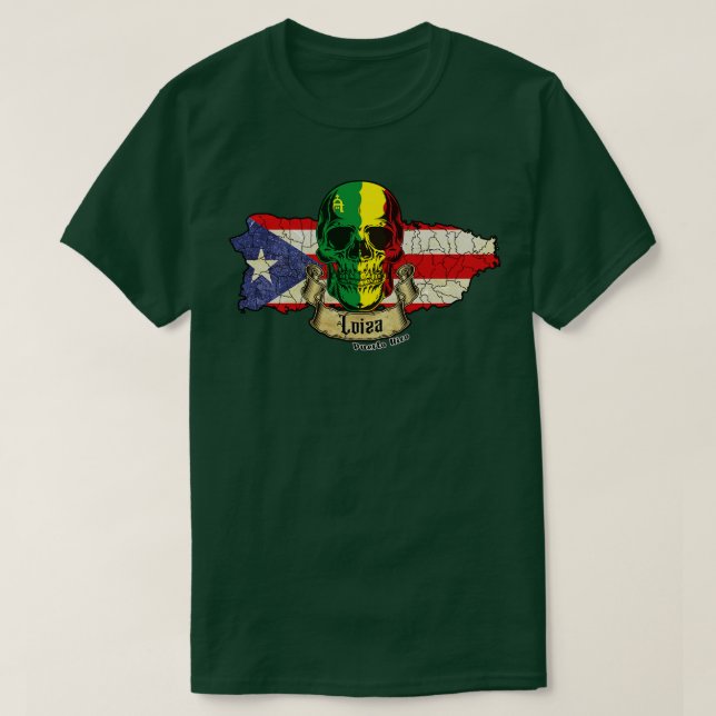 Camiseta Loiza Isla de Porto Rico (Frente do Design)