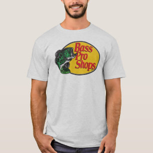 Camiseta Loja Bass Pro Shop Logotipo Divertido