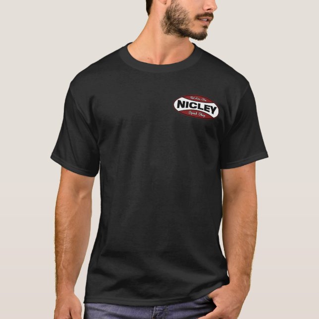 Camiseta Loja da velocidade de Nicley (Frente)