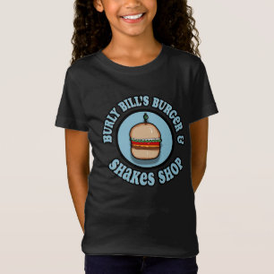 Camiseta Loja de Hambúrguer e Batidos do Burly Bills