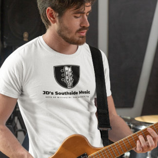 Camiseta Loja de Música Southside da JD com endereço