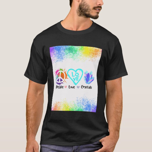Camiseta Loja De Paz E Cristais (Frente)
