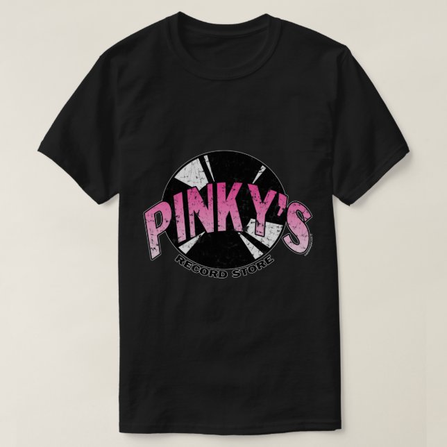 Camiseta Loja de registros Pinkys 1 (Frente do Design)