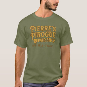 Camiseta Loja de Reparos de Pirogue de Pierre -
