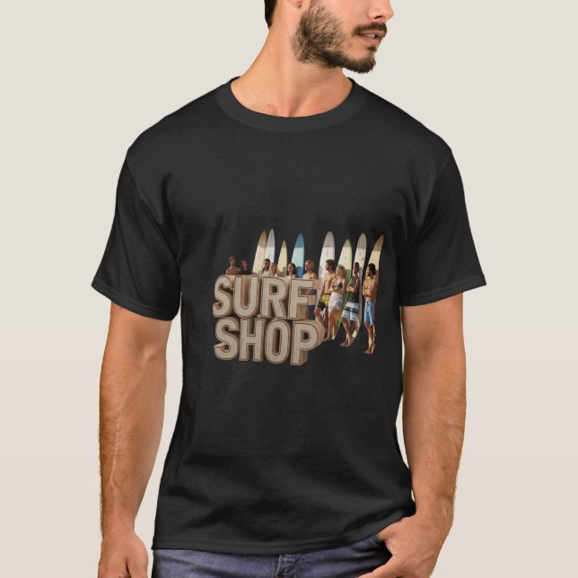 Camiseta Loja de Surf de Verão com Estilo (Frente)