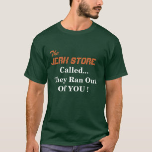 Camiseta , LOJA do EMPURRÃO, chamada…, funcionaram fora