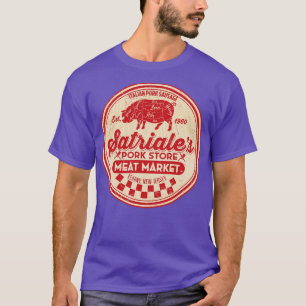 Camiseta Loja italiana de carne de porco