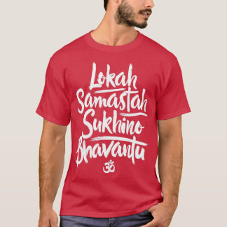 Camiseta Lokah Samastah Sukino Bhavantu