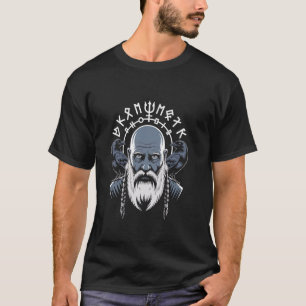 Camiseta Loki Odin com dois Corvos Northman Valhalla Mitolo