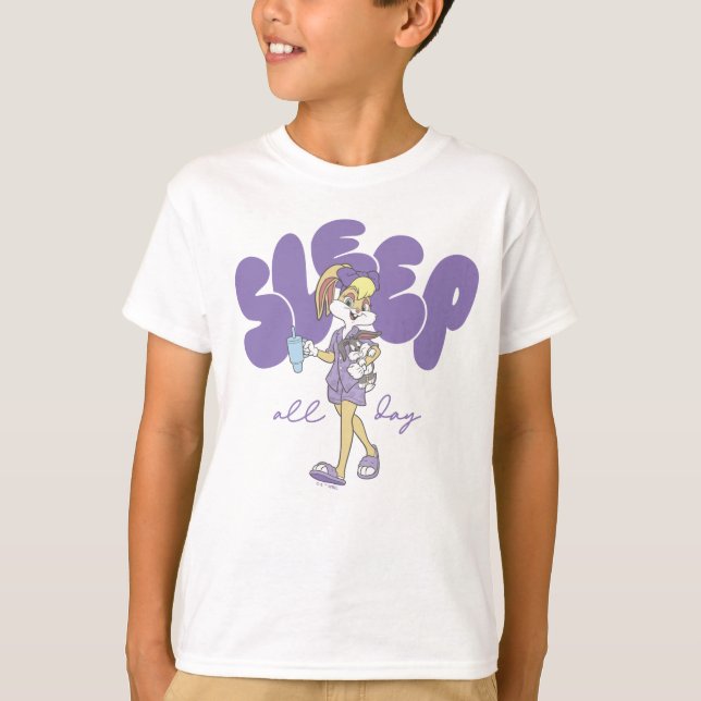 Camiseta Lola Bunny Dorme Todo o Dia (Frente)